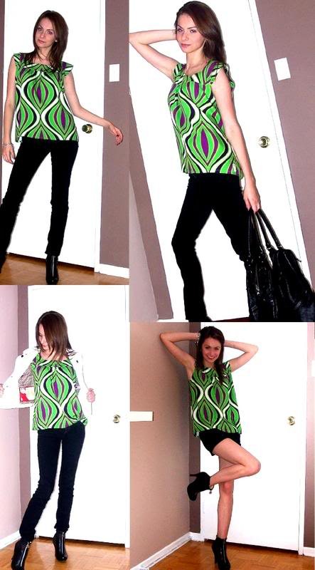 Marta Tryshak wearing Totem Shirt and J Brand Skinnies Photobucket